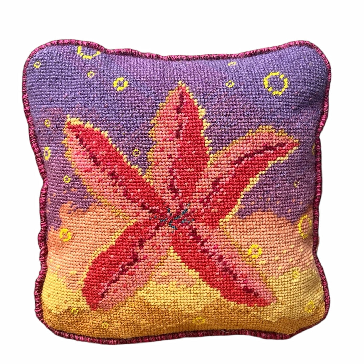 Harry Heissmann x Mommani Threads "STARRY" - Needlepoint Pillow