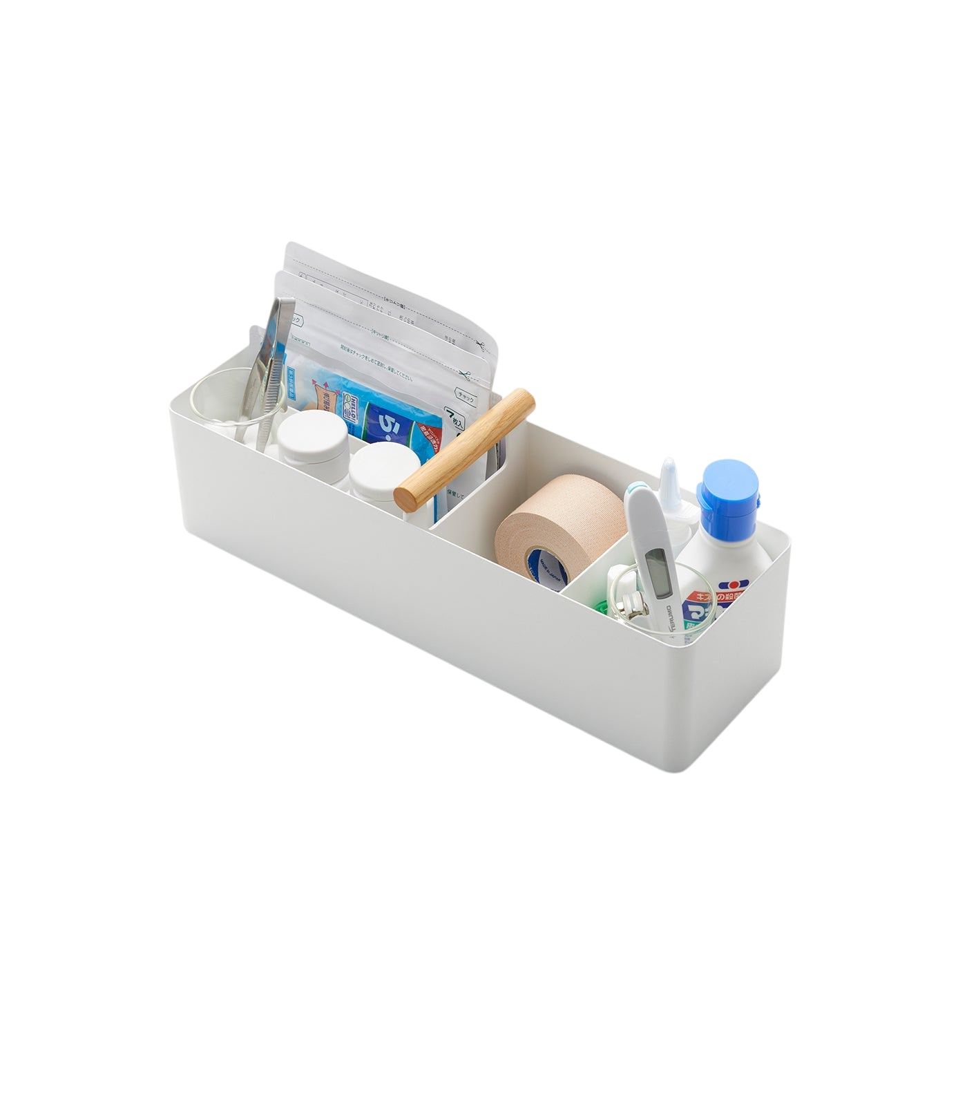 Slim Storage Box - Steel + Wood