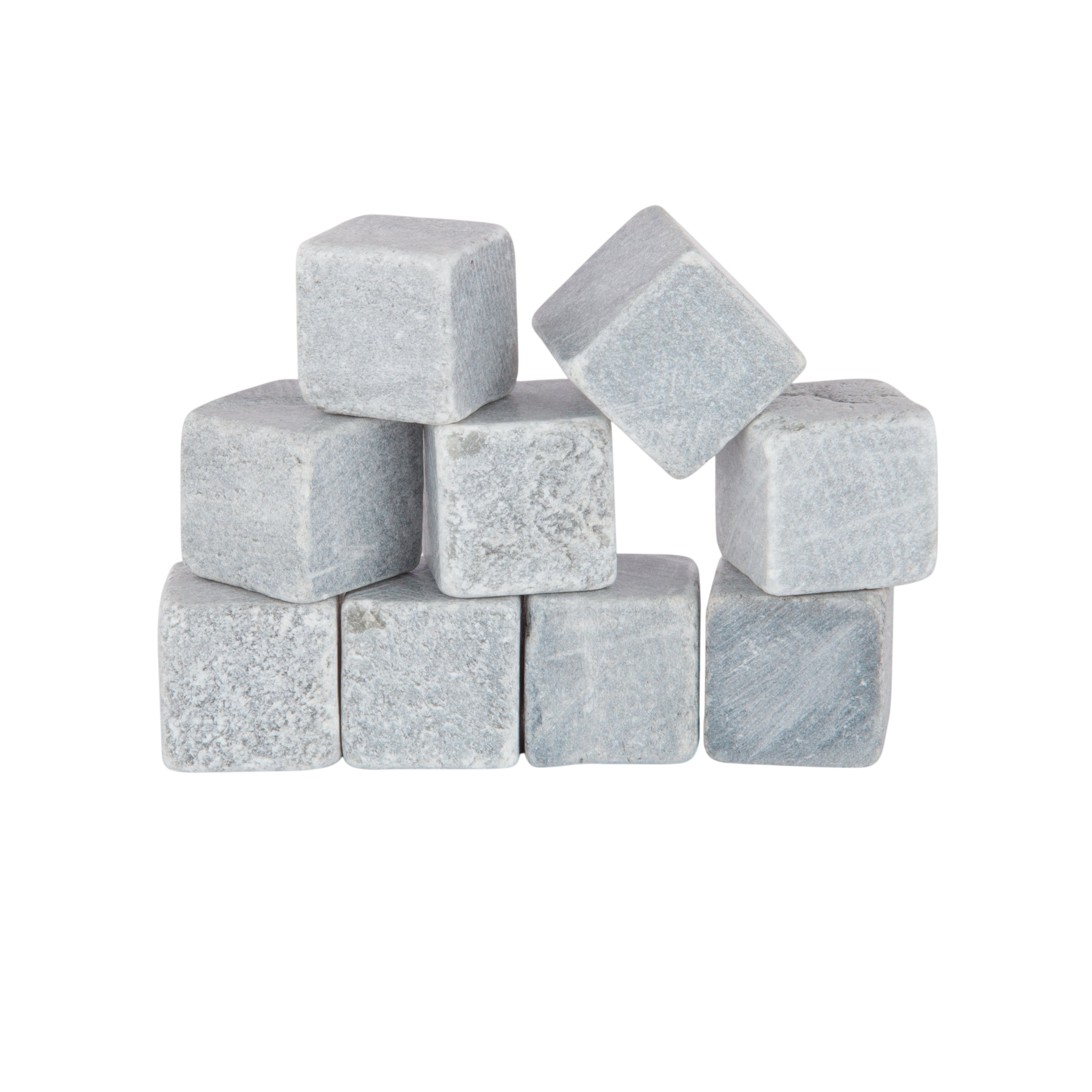 Glacier Rocks Soapstone Cube Set of 9