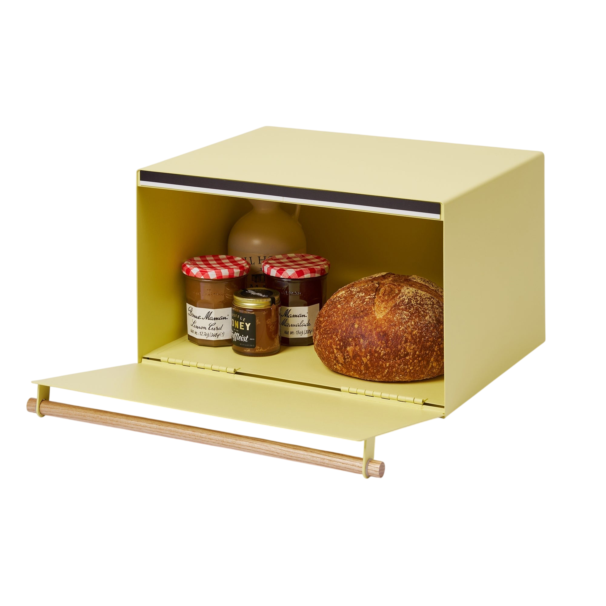 Bread Box - Steel + Wood