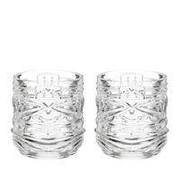 Pacific Crystal Tiki DOF Tumblers Set of 2