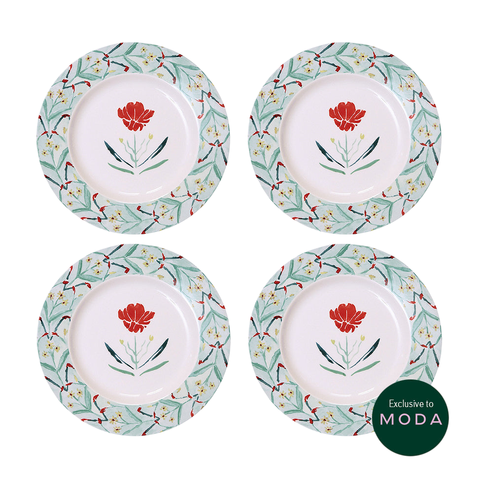 Jardin Nouveau dinner plate (set of 4)