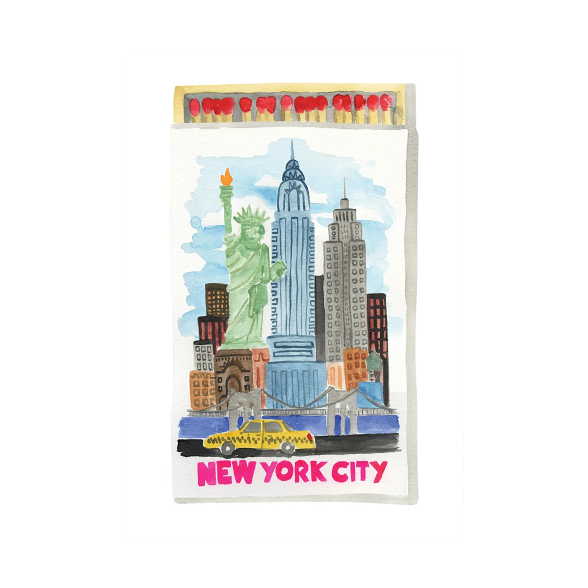 New York City Matchbook