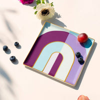 OCTAEVO Riviera Arch Ceramic Tray - Purple