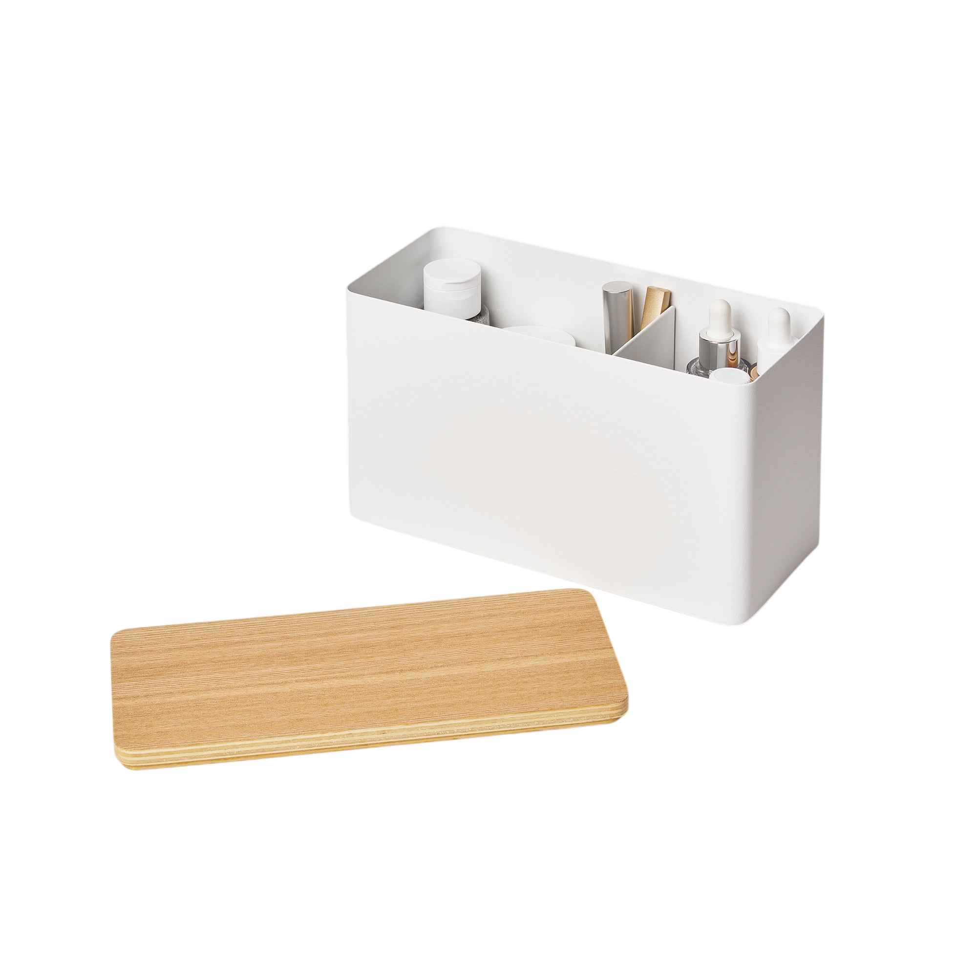 Countertop Organizer - Steel + Wood