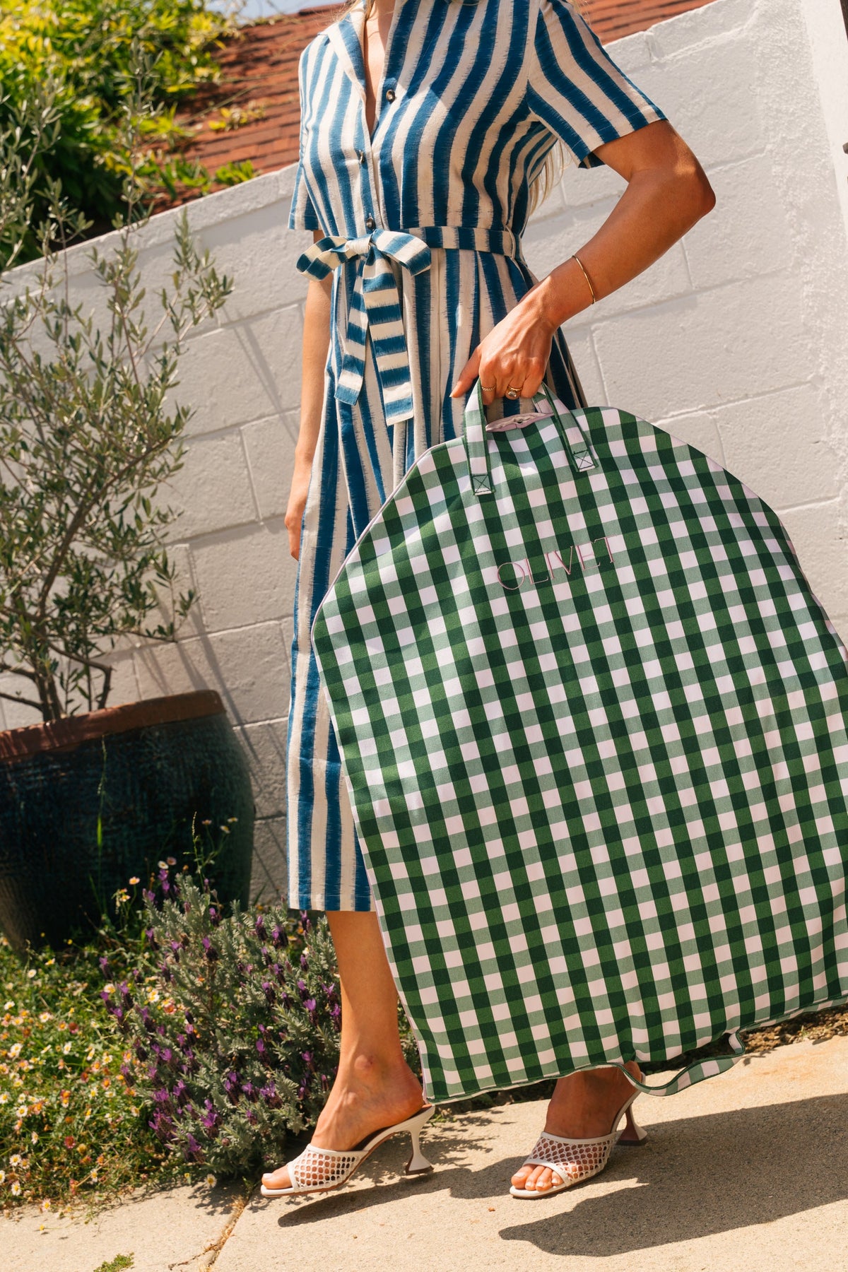 Classic Bag in Green Check (Gingham Collection)