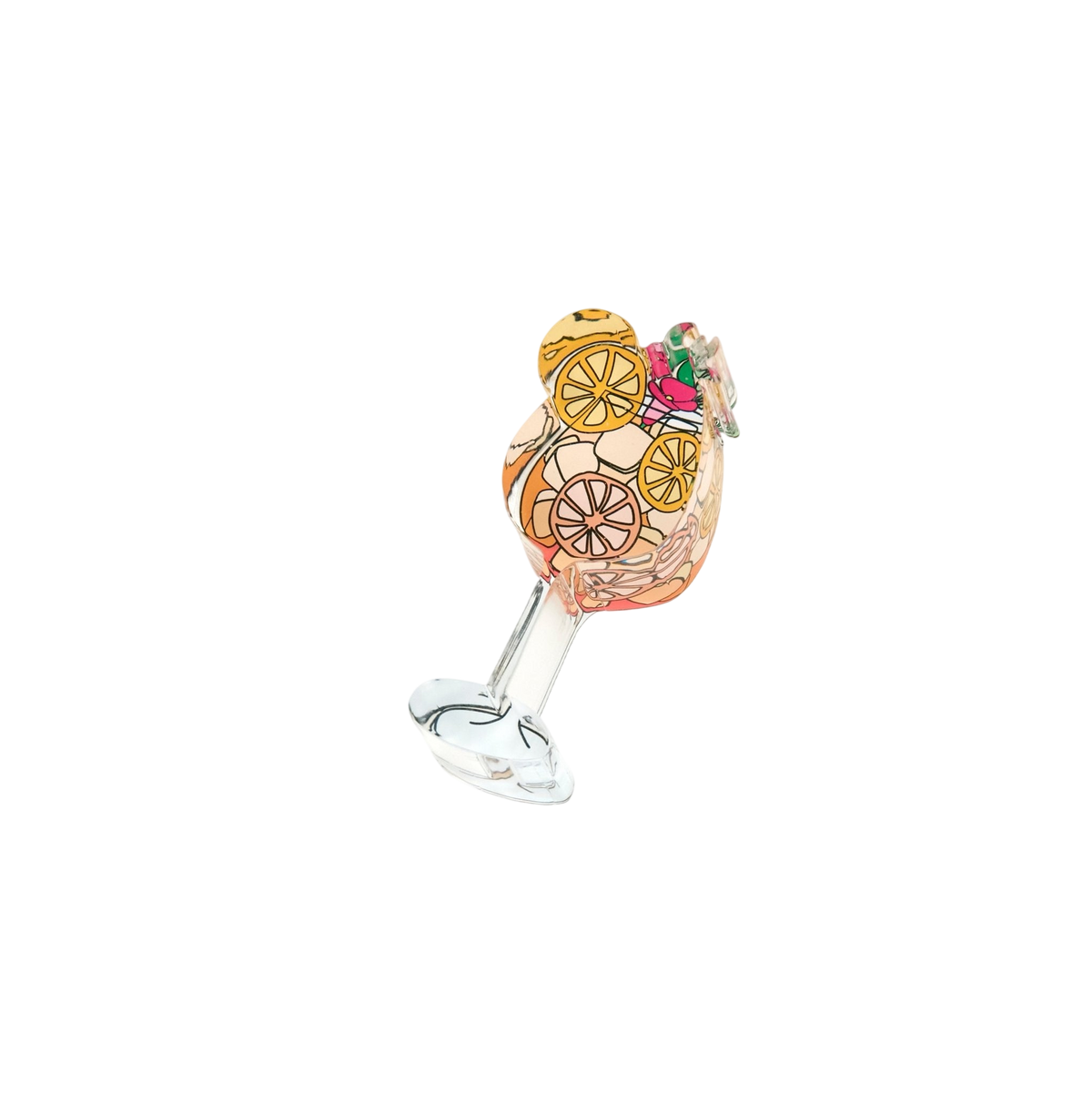 Orange Spritz Acrylic Cocktail Napkin Holder