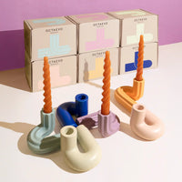 OCTAEVO Templo Candle Holder - Lilac