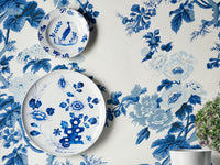 Astier de Villatte Peony Bristol Dish, Dinner Plate