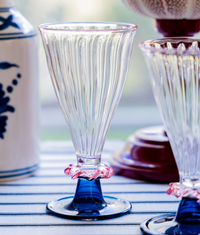 Palace Wine Glasses, Dark Blue