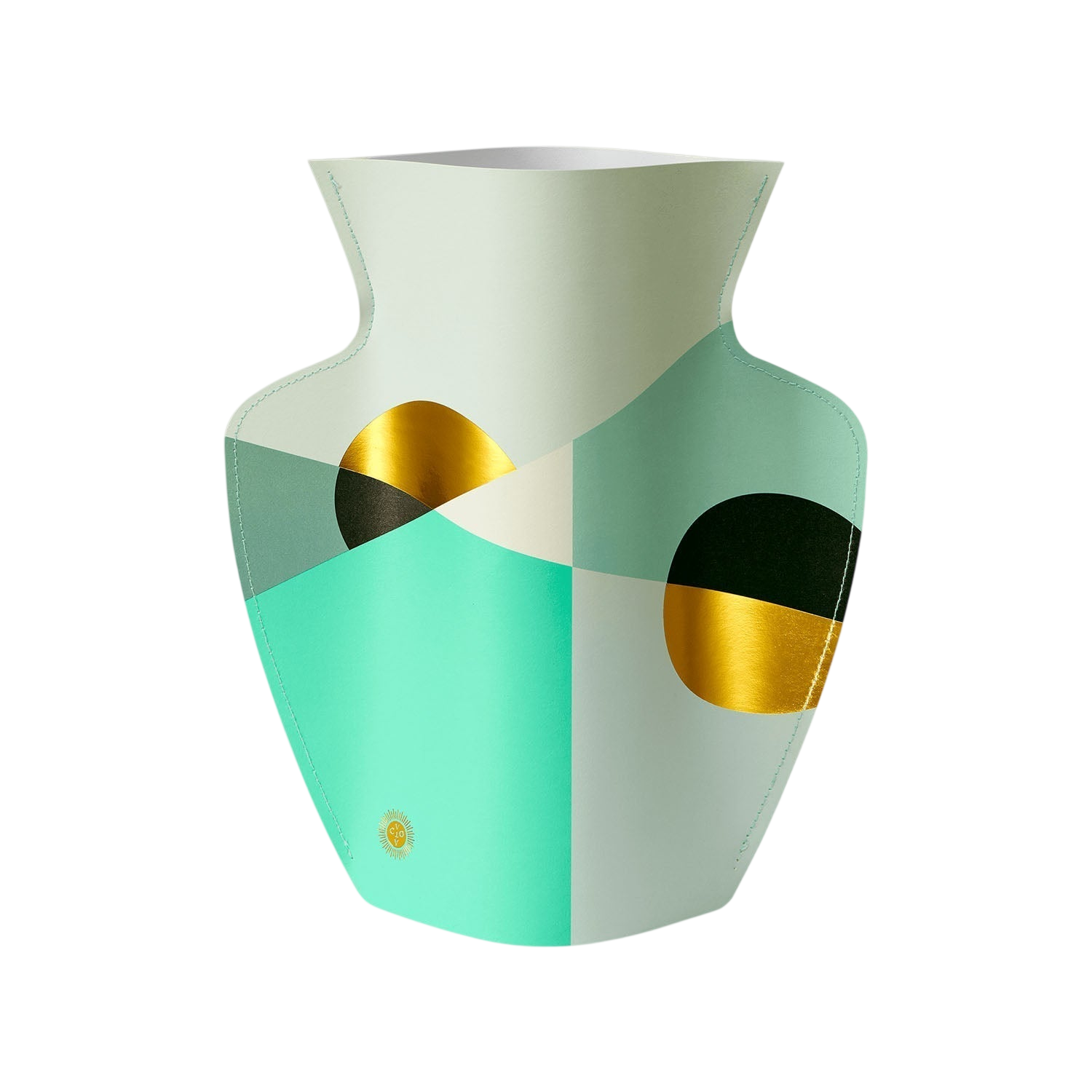 OCTAEVO Siena Paper Vase - Mint