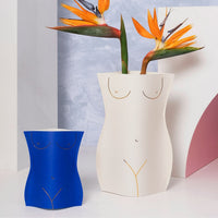 OCTAEVO Venus Paper Vase - Ivory