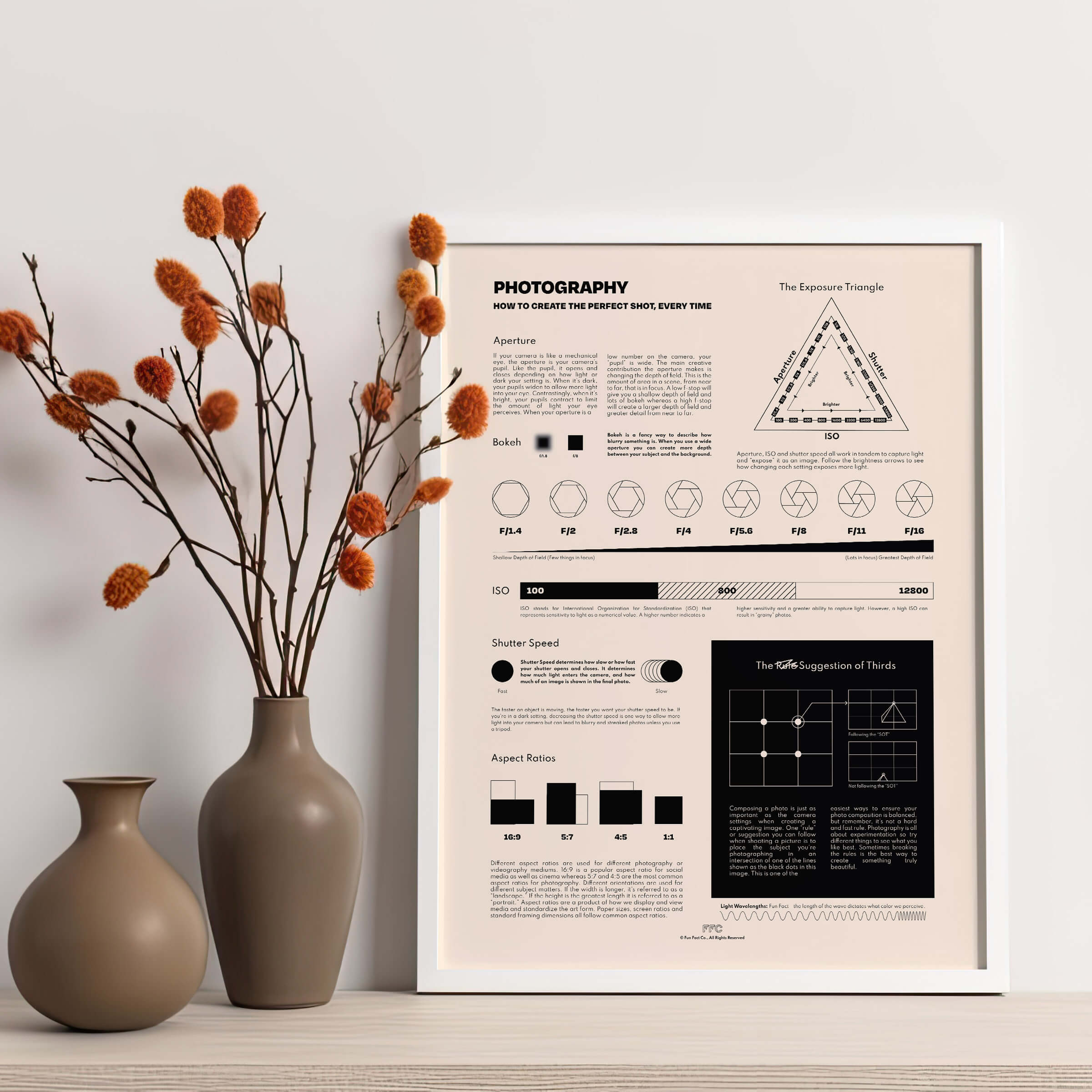 Photography Chart Print