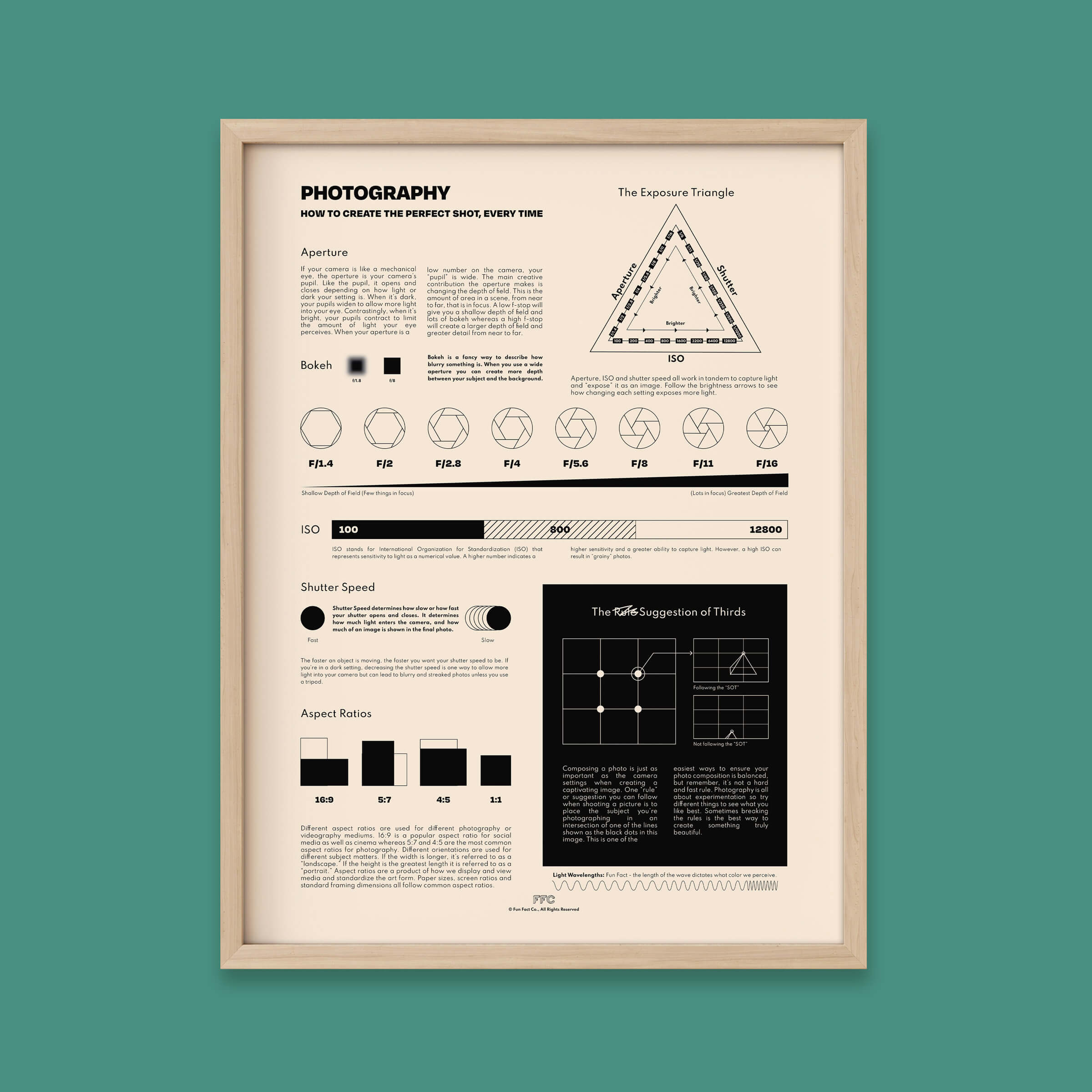 Photography Chart Print