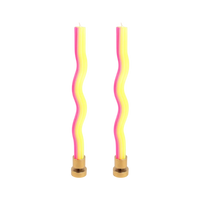 Wiggle Candles - Yellow & Pink (2 pack)