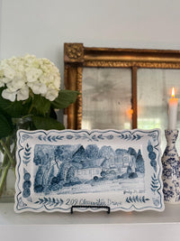 Custom Venue/Building Painted Plate by Mallory