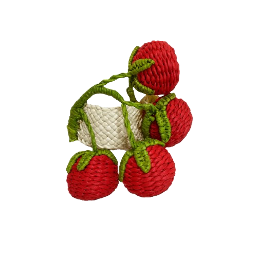 Pomodori Iraca Napkin Rings