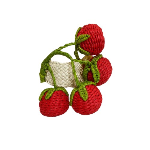 Pomodori Iraca Napkin Rings