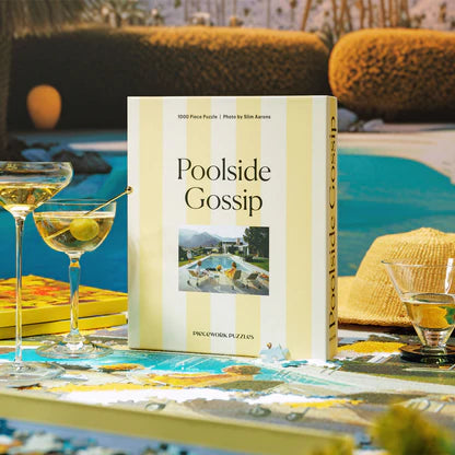 Poolside Gossip Slim Aarons Collab 1000 Piece Puzzle