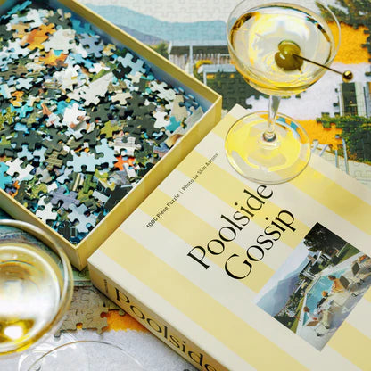 Poolside Gossip Slim Aarons Collab 1000 Piece Puzzle
