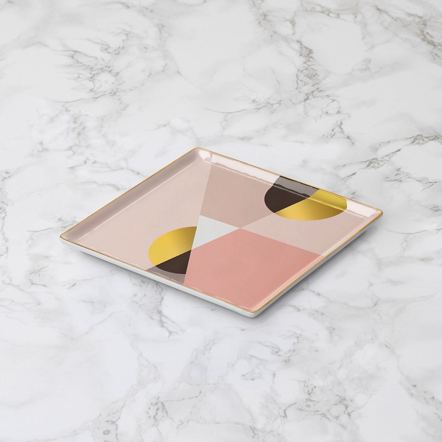 OCTAEVO Siena Ceramic Tray - Pink