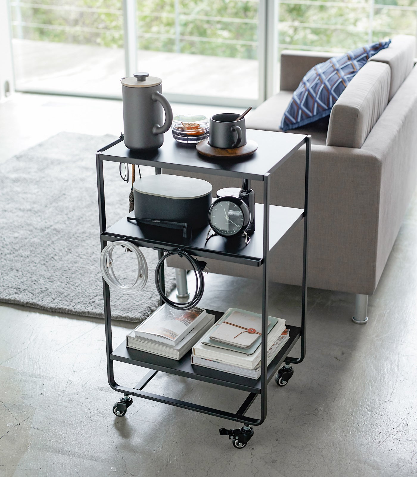 Rolling Utility Cart (32" H)  - Steel