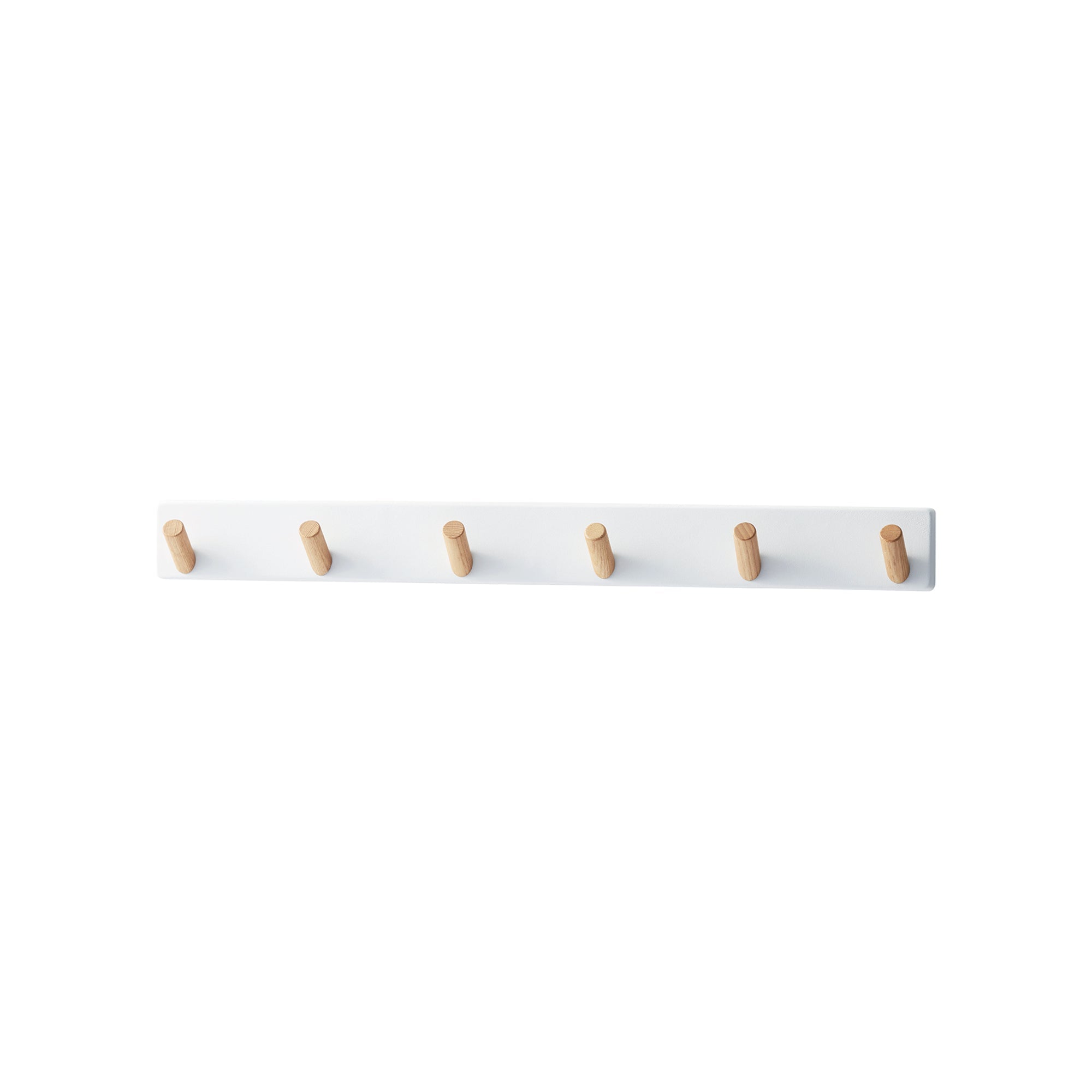 Wall-Mounted Coat Rack - Steel + Wood