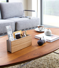 Desk Organizer - Small - Steel + Wood