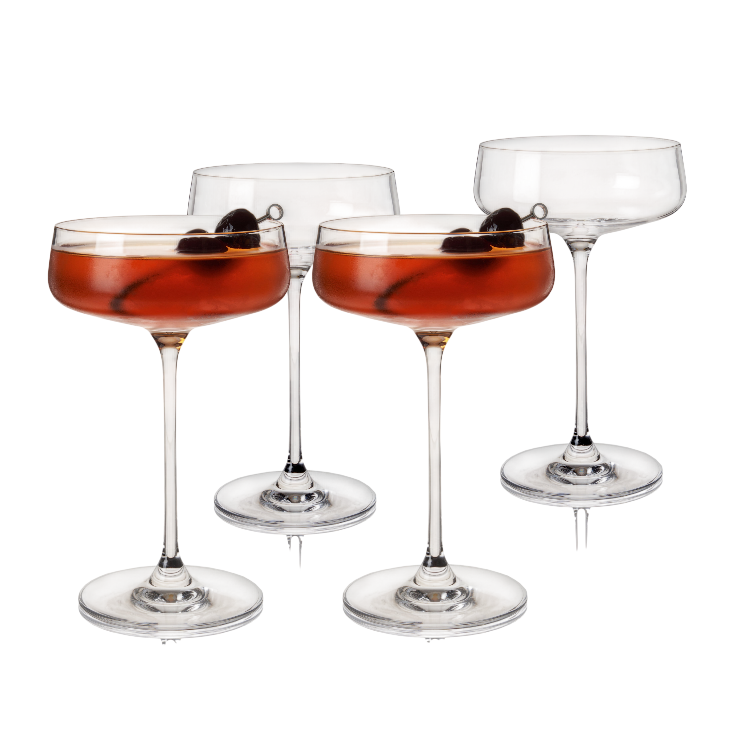 Reserve Julien Crystal Coupe Glasses Set of 4