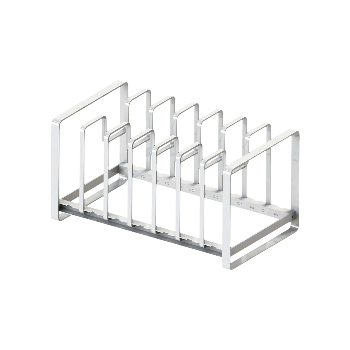 Adjustable Pot Lid and Frying Pan Organizer - Steel