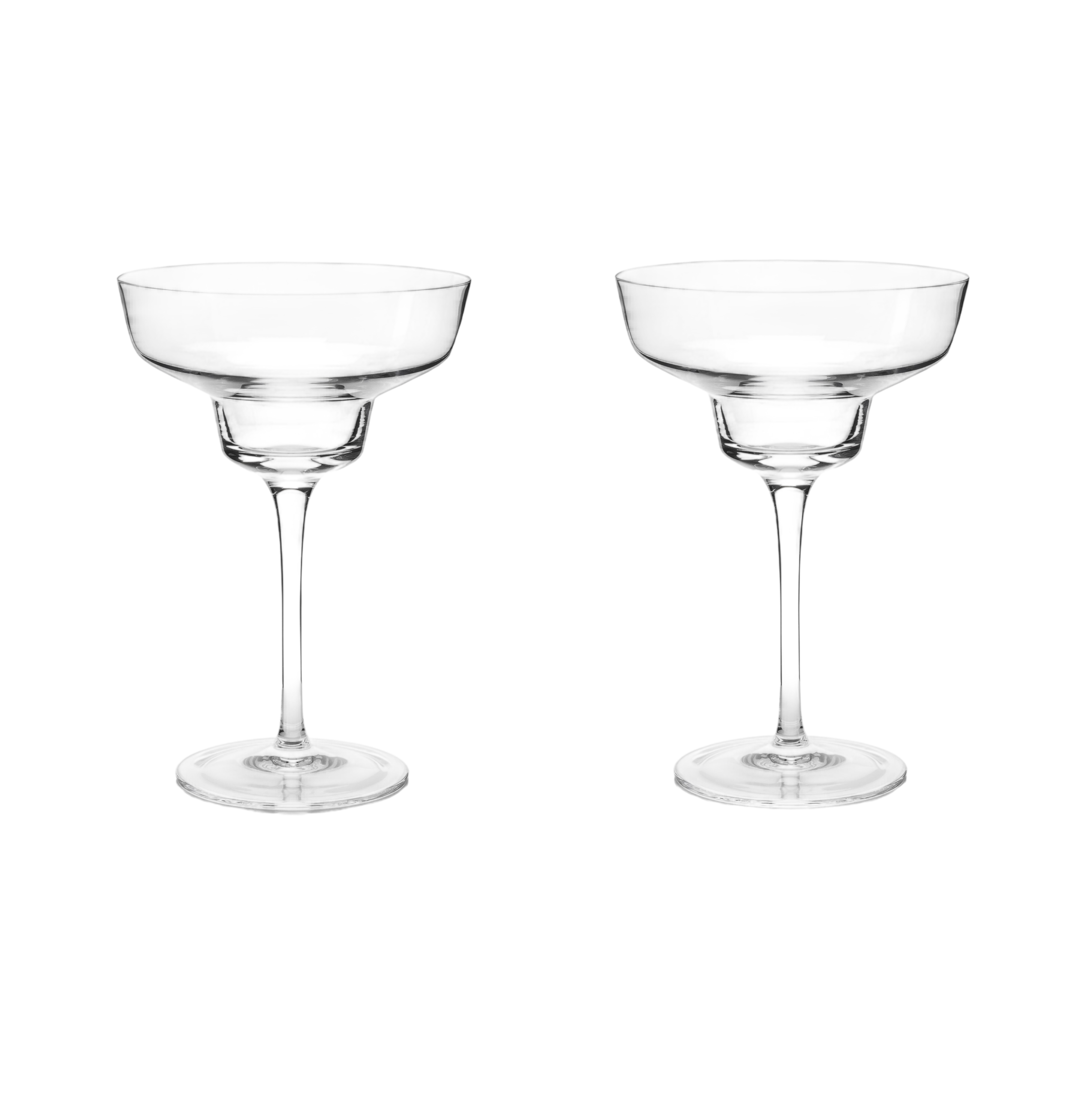 Raye Angled Crystal Margarita Glasses Set of 2