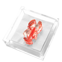 Red Lobster Acrylic Cocktail Napkin Holder