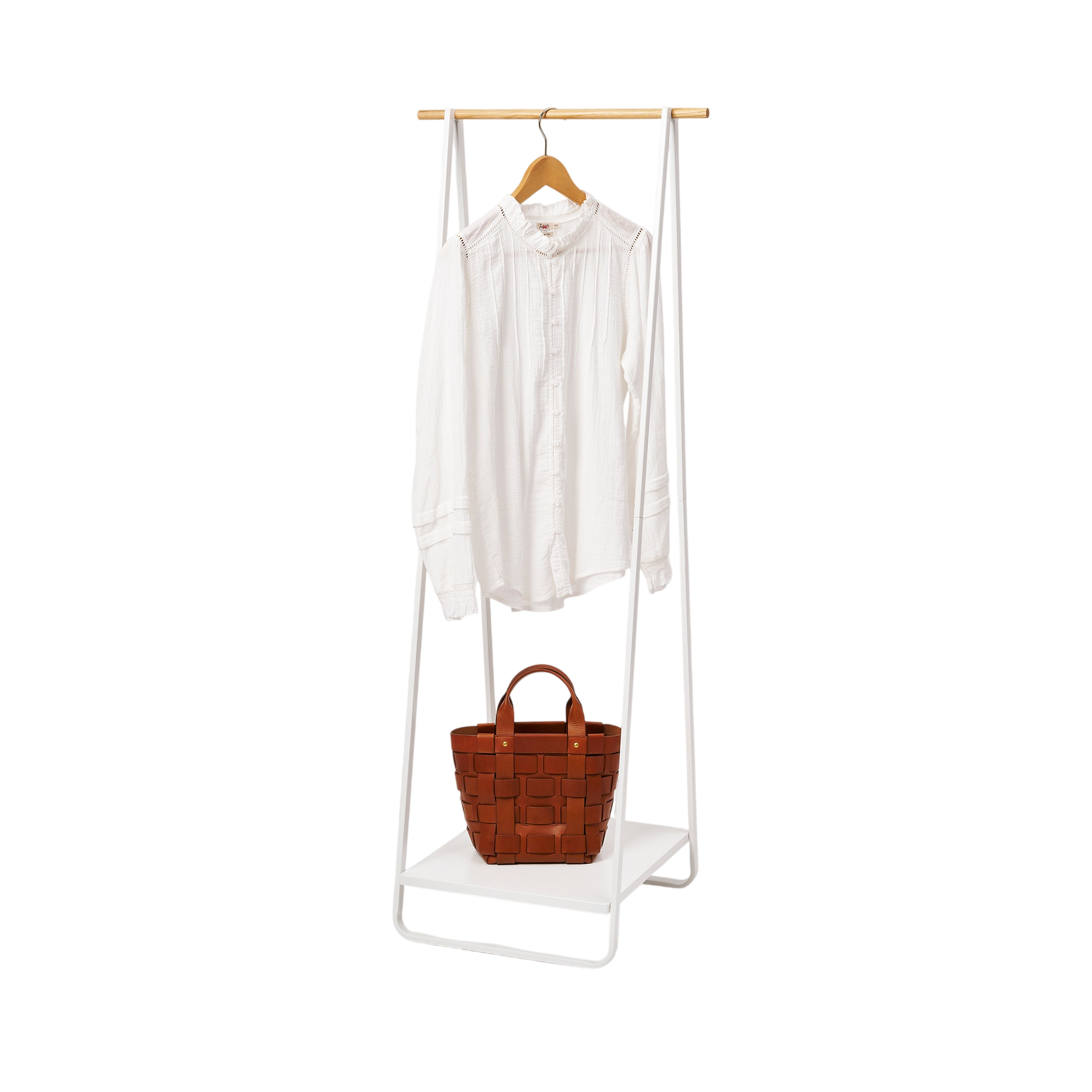 Coat Rack with Shelf (55" H)  - Steel