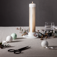 Lyngby Rhombe Block Candleholder