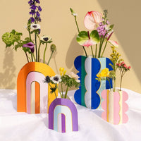 OCTAEVO Paper Vase Riviera Wave