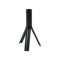 Rocket Candle Holder - Black