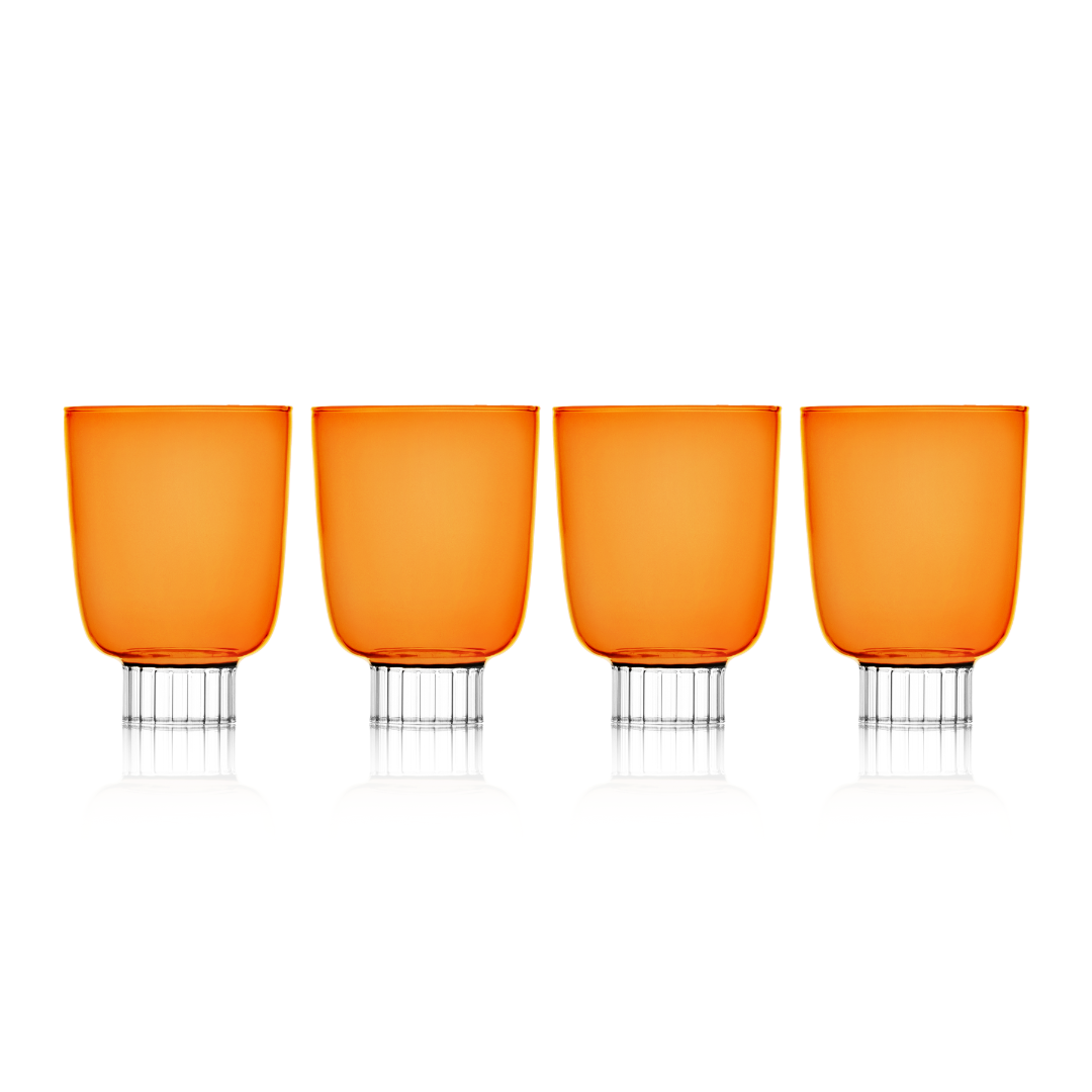 Romantic Stemless Wine Glasses