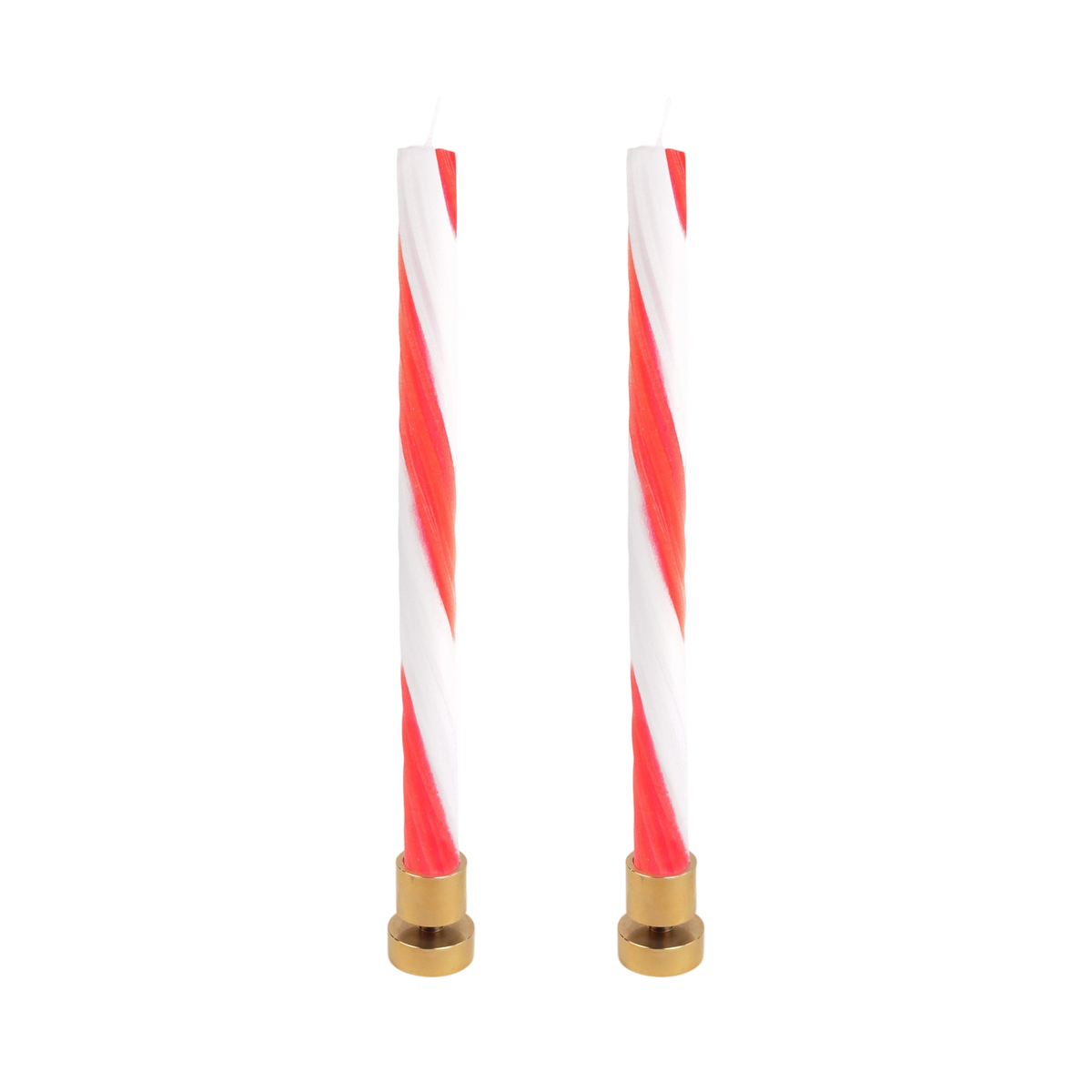 Rope Candles - Candy Cane (2 pack)