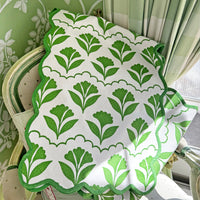 Josephine green table runner