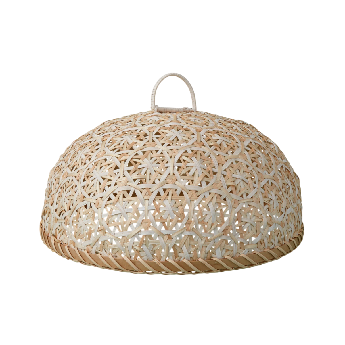 Safirah Bamboo Cloche, Pearl & Natural