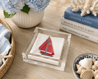 Sailboat Acrylic Cocktail Napkin Holder