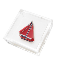 Sailboat Acrylic Cocktail Napkin Holder