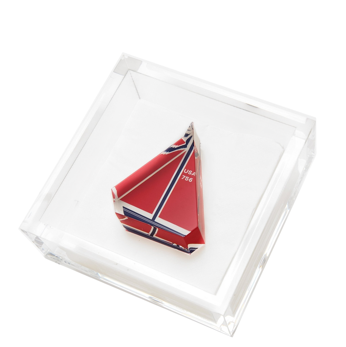 Sailboat Acrylic Cocktail Napkin Holder
