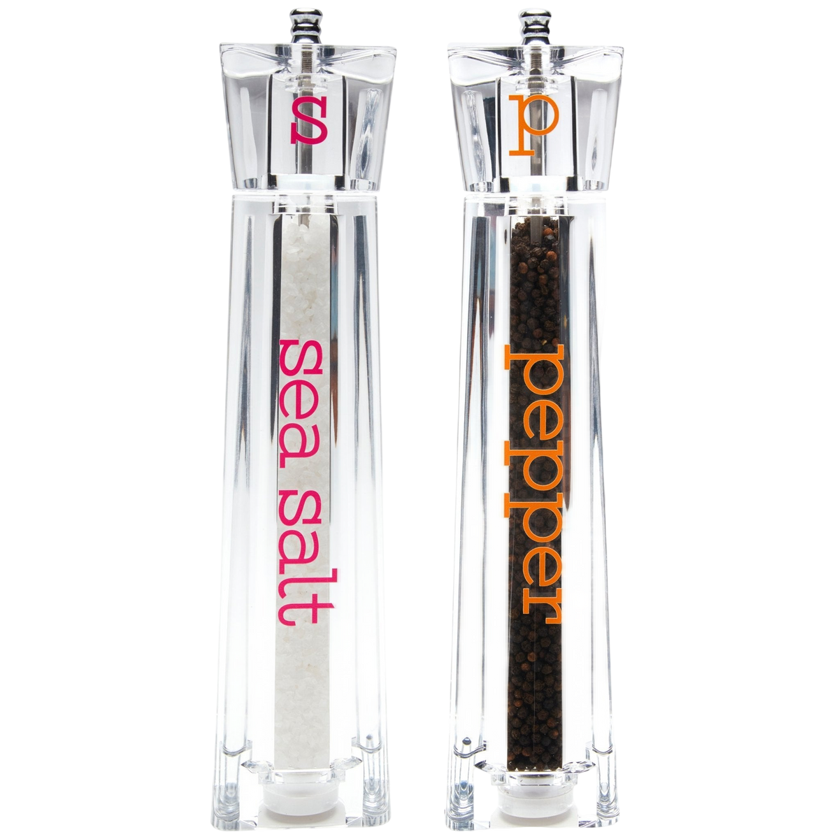 Salt + Pepper Shakers - Orange / Pink