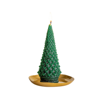 Accent Sculpted Tree Candle - Forest