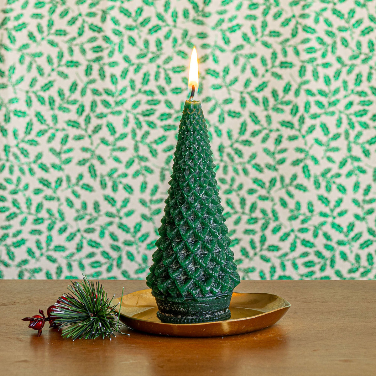 Accent Sculpted Tree Candle - Forest