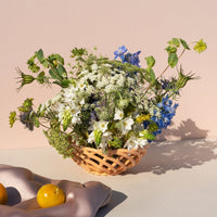 OCTAEVO Sicilia Ceramic Basket Small - Tangerine