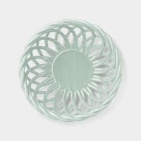 OCTAEVO Sicilia Ceramic Basket Large - Light Mint