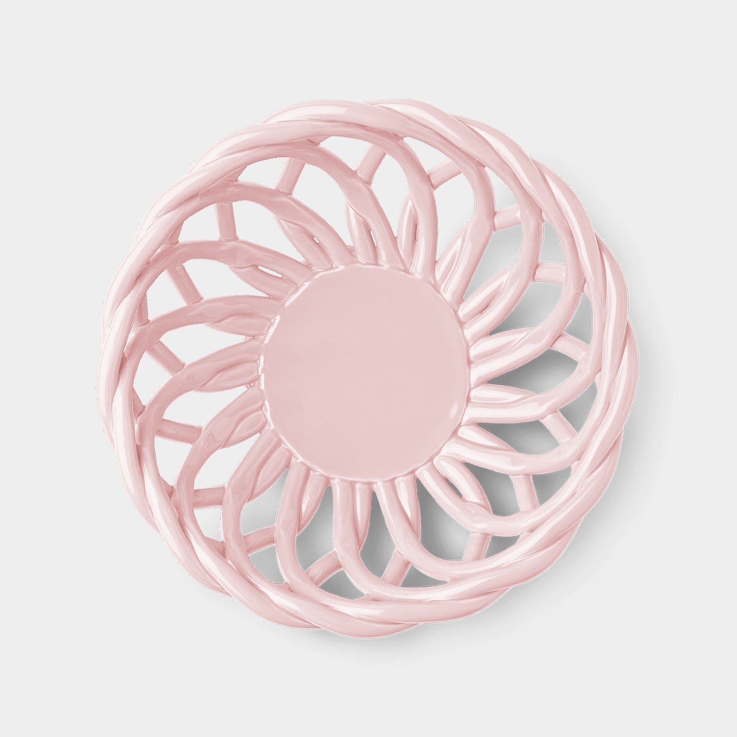 OCTAEVO Sicilia Ceramic Basket Small - Pink