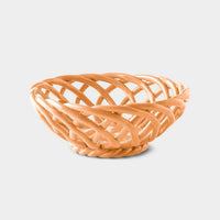 OCTAEVO Sicilia Ceramic Basket Small - Tangerine
